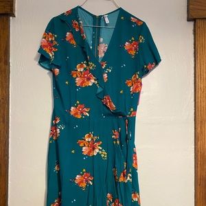 Floral Short Sleeve Dress